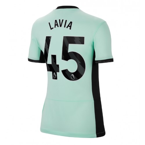 Maillot de foot Chelsea Romeo Lavia #45 Troisième Femmes 2023-24 Manches Courte